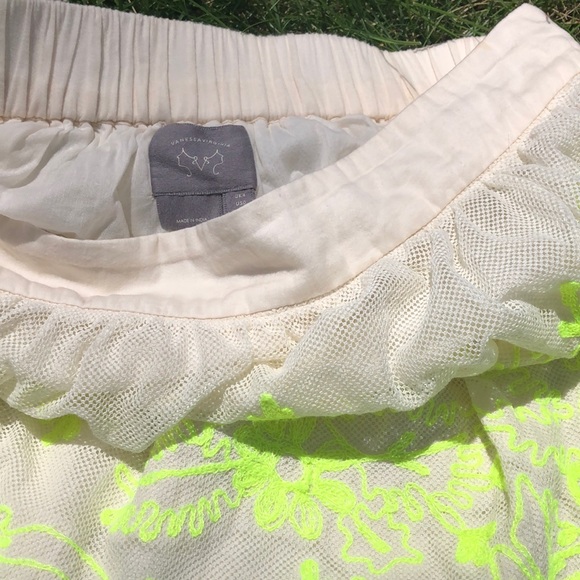 Anthro mesh embroidered skirt - Picture 5 of 5